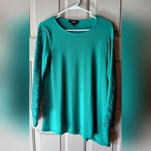 AGB Teal Knit Top